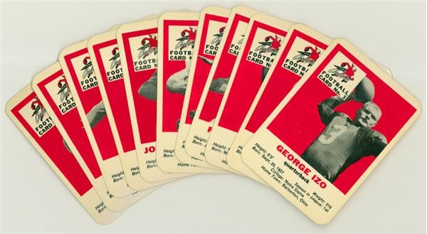 1960 Mayrose Franks St. Louis Cardinals Complete Promotional Card Set