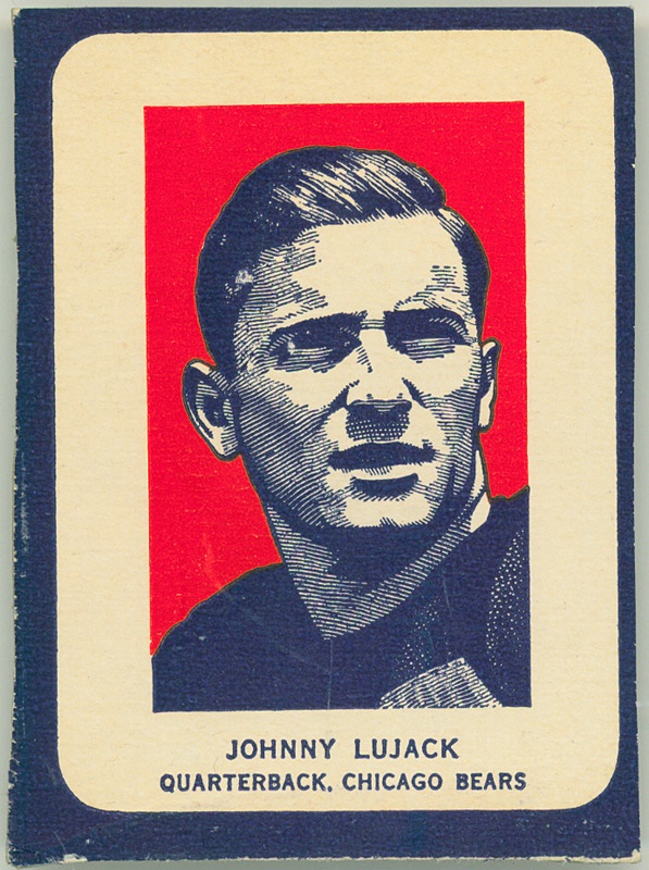 Vintage Cards - 1951 Wheaties Johnny Lujack Card