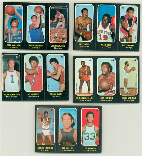 Vintage Cards - 1971-72 Topps Trios Sticker Set