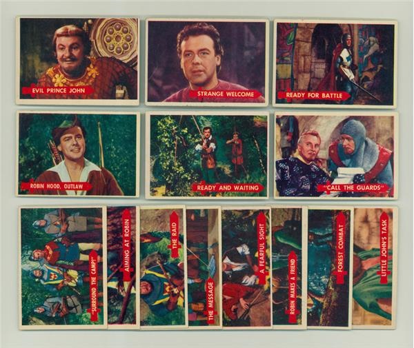 1957 Topps Robin Hood Near Complete Set