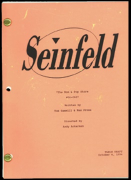 Seinfeld - 1994 "Seinfeld" Table Draft: Jon Voight's Car