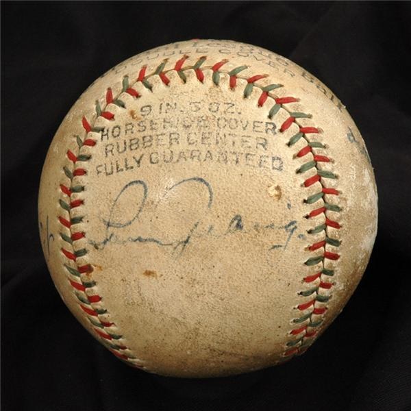 Best of the Best - Babe Ruth & Lou Gehrig Autographed Baseball