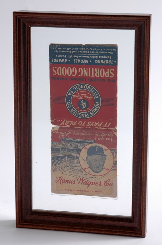 Memorabilia - Giant Honus Wagner Company Matchbook