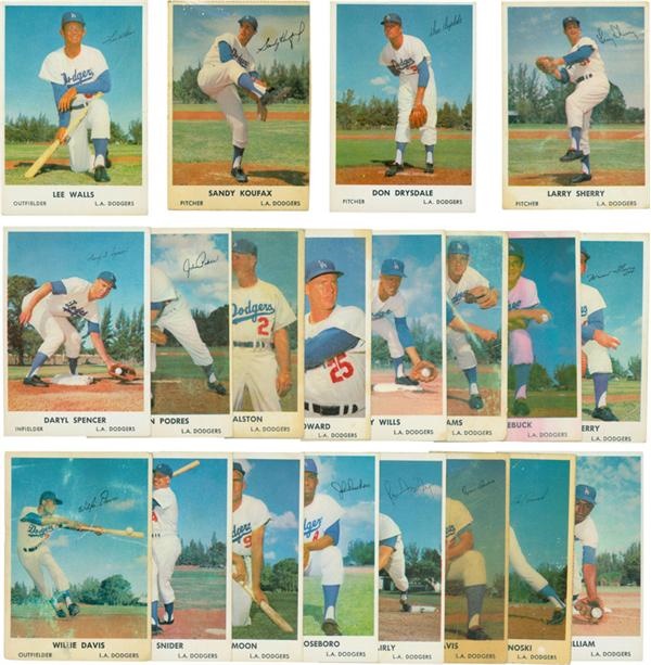 1962 Bell Brand Dodgers Card Set