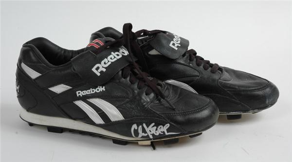 Sports Equipment - Chuck Knoblauch Game Used Autographed Cleats