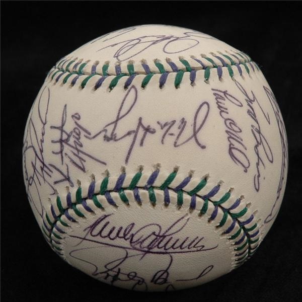 1998 AL All-Star Team Signed Baseball
