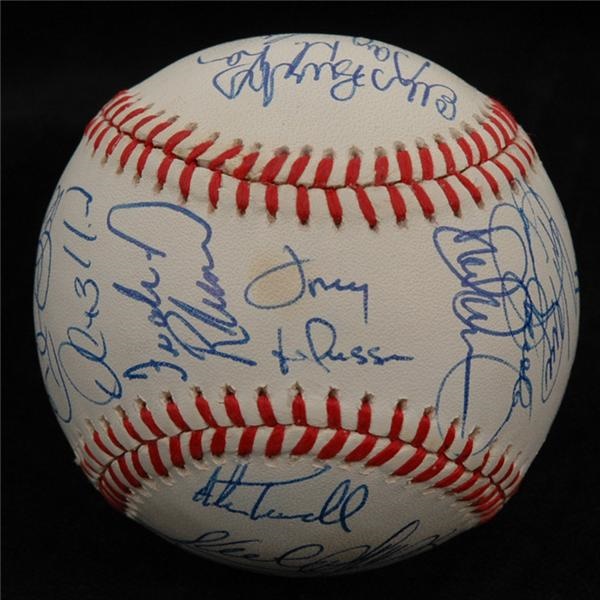 1990 AL AllStar Team Signed Baseball