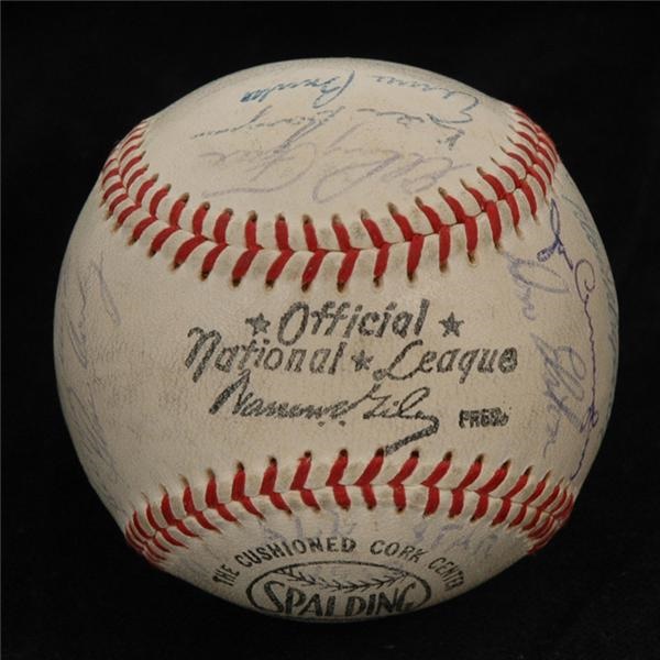 Autographs - 1959 NL All-Star Team Signed Baseball