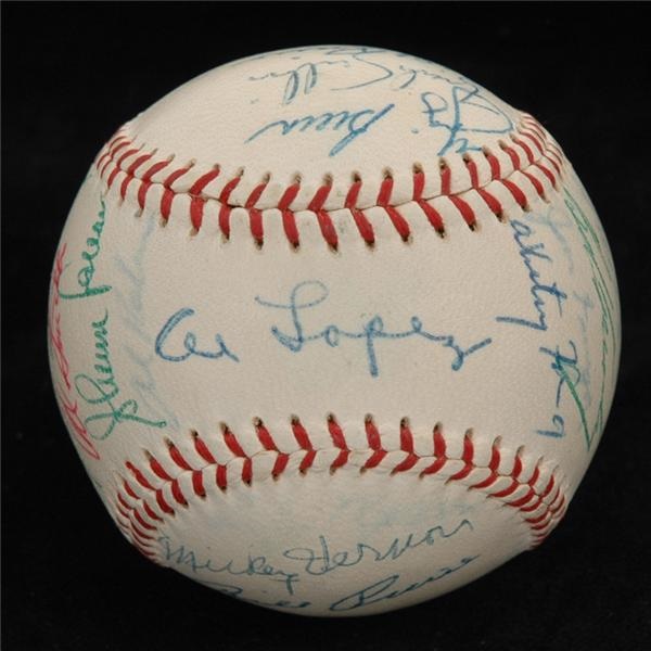 1955 AL All-Star Team Signed Baseball