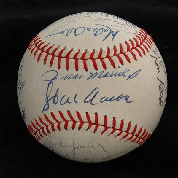 Autographs - 1968 NL All-Star Team Signed Baseball