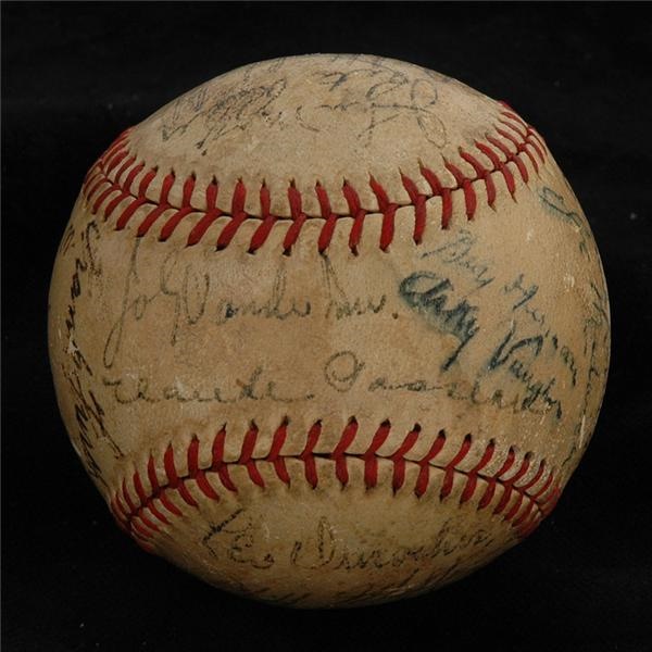 1942 NL All-Star Team Signed Baseball