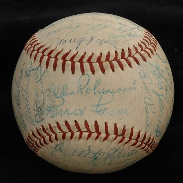 1953 AL All Star Team Signed Baseball