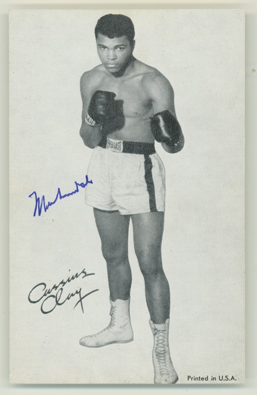 Autographs - Muhammad Ali Signed Postcard