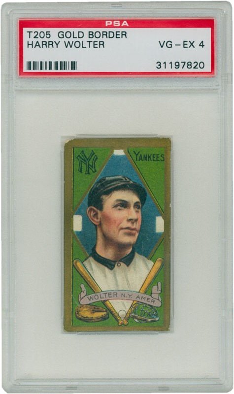 T205 Harry Wolter PSA VG-EX 4