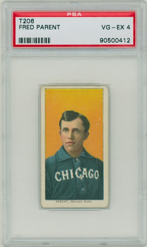 T206 Fred Parent  PSA VG-EX 4