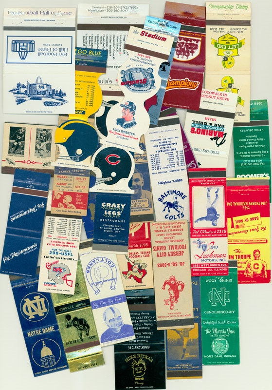 Vintage Cards - Match Book Cover Collection 1932-Present (30)