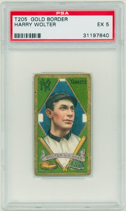 T205 Harry Wolter PSA 5 EX