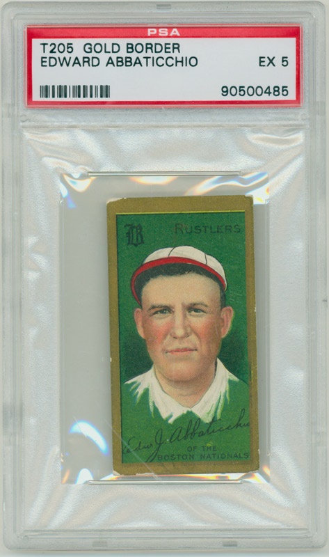 Vintage Cards - T205 Edward Abbaticchio PSA 5 EX