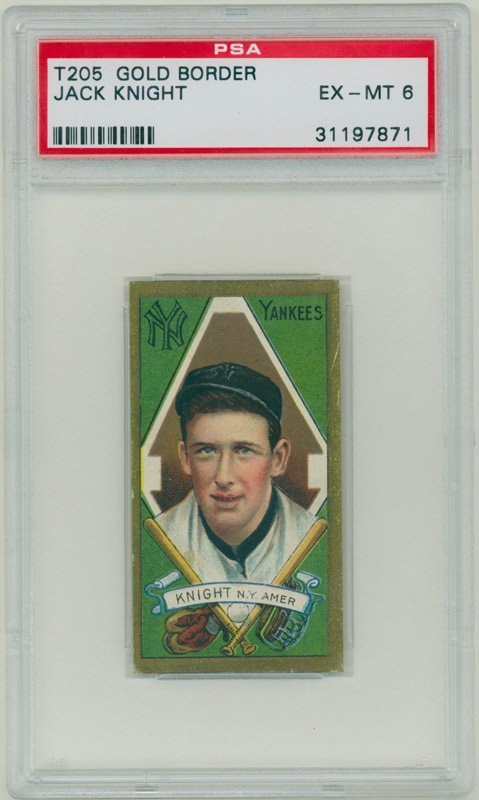 - T205 Jack Knight  PSA EX-MT 6