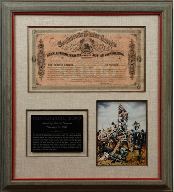 Civil War Confederate Bond