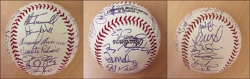 Baseball Autographs - 2000 National League Team Signed Baseballs (12)