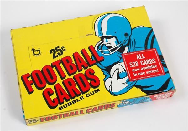 - 1977 Topps Football Cello Box