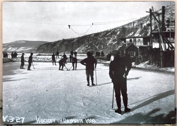 - "Hockey In Dawson 1900" Display From The Hall Of Fame