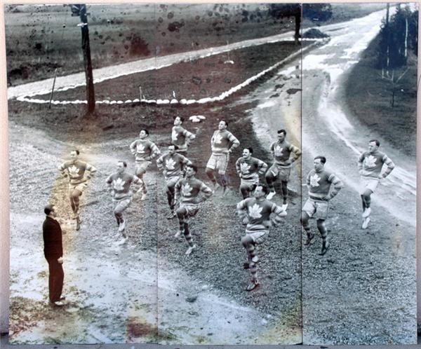 - 1930's-1940's Maple Leafs Training Display From The Hall Of Fame