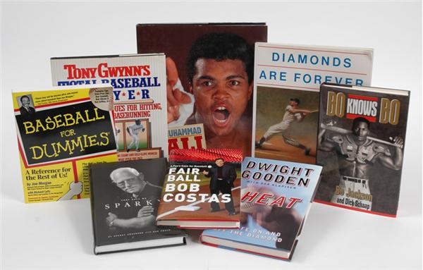 - Signed Sports Book Collection including Ali from The Charlie Sheen Collection