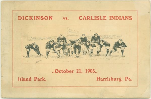 Football - 1905 Carlisle Indians Program