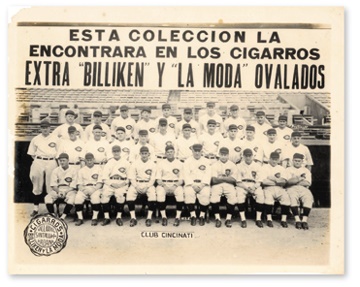 1928 Cincinnati Reds Billiken Cigar Premium