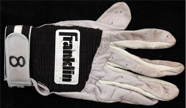 Autographs - Cal Ripken Game Used Signed Batting Glove