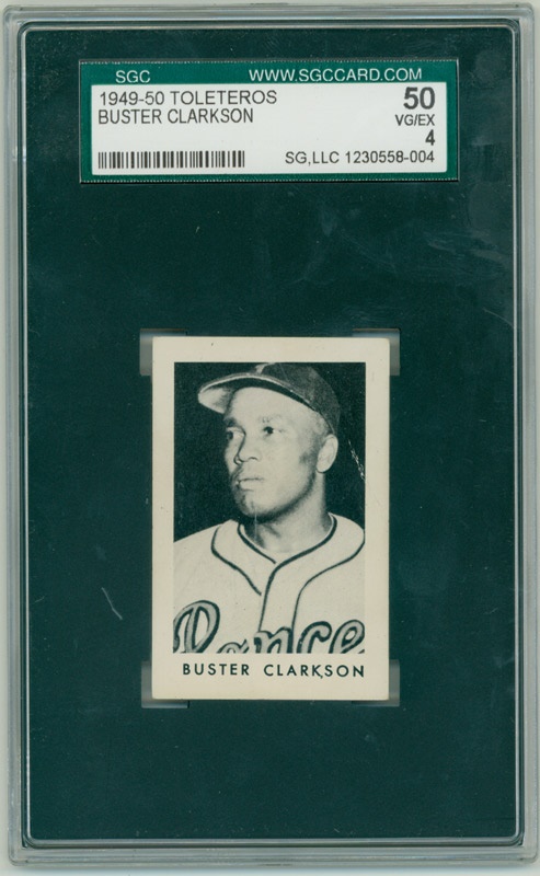 - 1949-50 Toleteros Buster Clarkson SGC 50 VG/EX 4