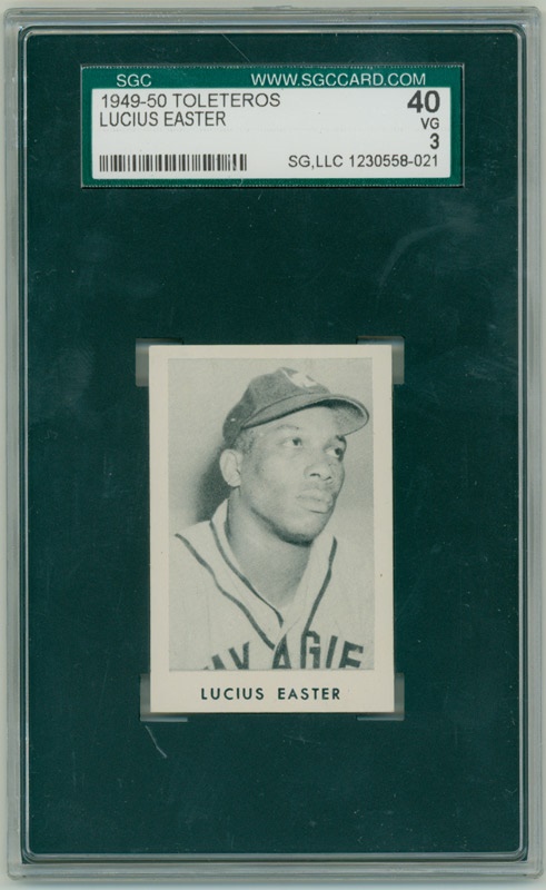 1949-50 Toleteros Lucius Easter SGC 40 Vg 3