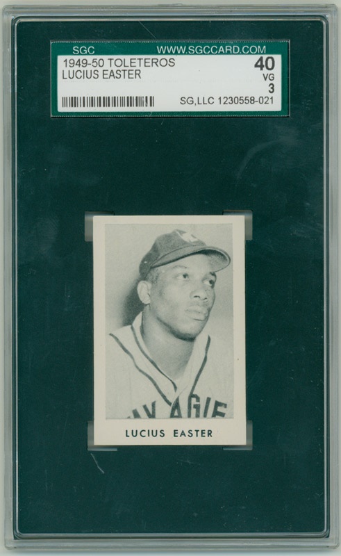 - 1949-50 Toleteros Lucius Easter SGC 40 Vg 3