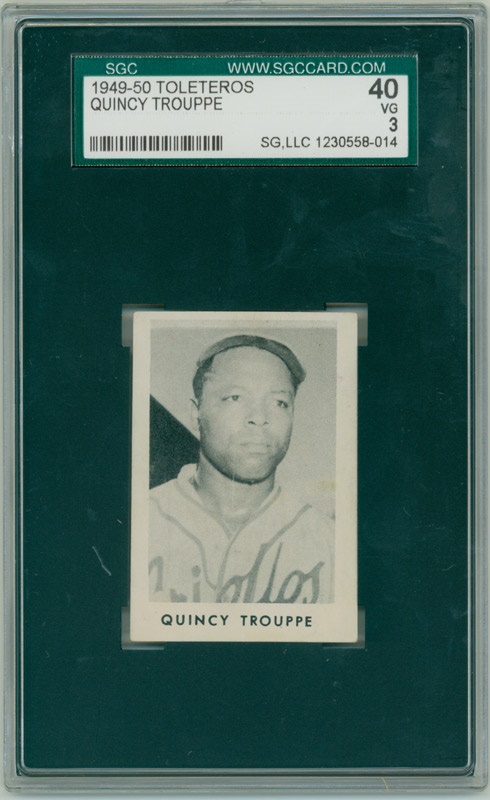 - 1949-50 Toleteros Quincy Trouppe SGC 40 VG 3