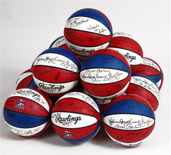 ABA Reunion Signed Basketballs (25)