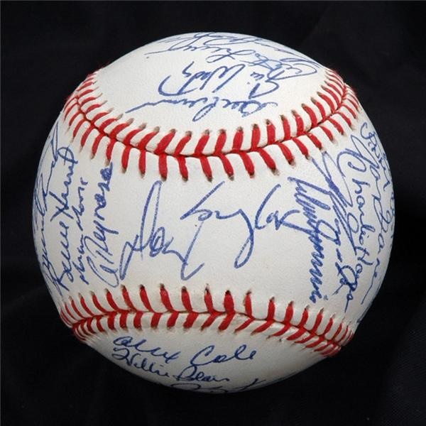 - 1993 Colorado Rockies Team Signed Baseball (Inaugural Year)