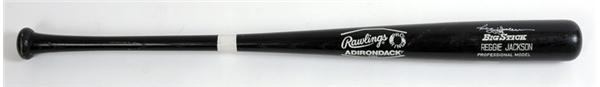- 1985 Reggie Jackson Game Used & Autographed Bat (34.5")