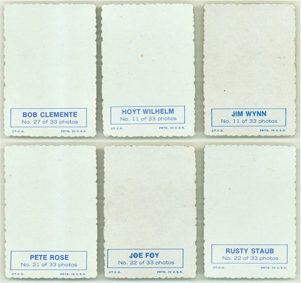 Cards - 1969 Topps Deckle Set