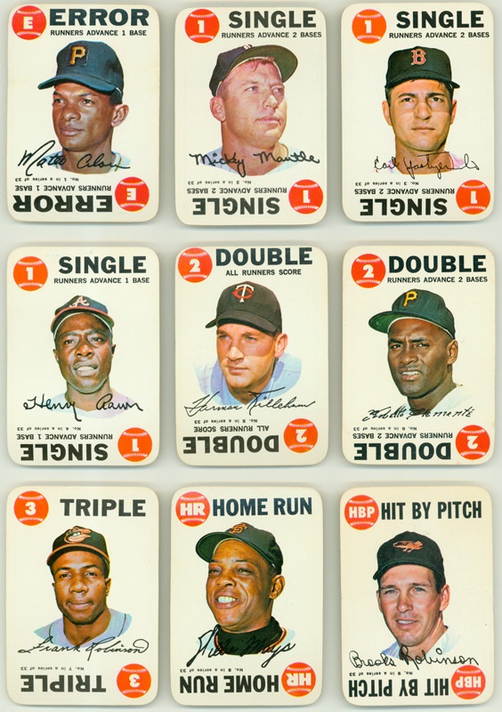 Cards - 1968 Topps Game Card Set