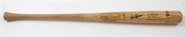 Jim Hickman Game Used and Signed H&B Bat (35.5")