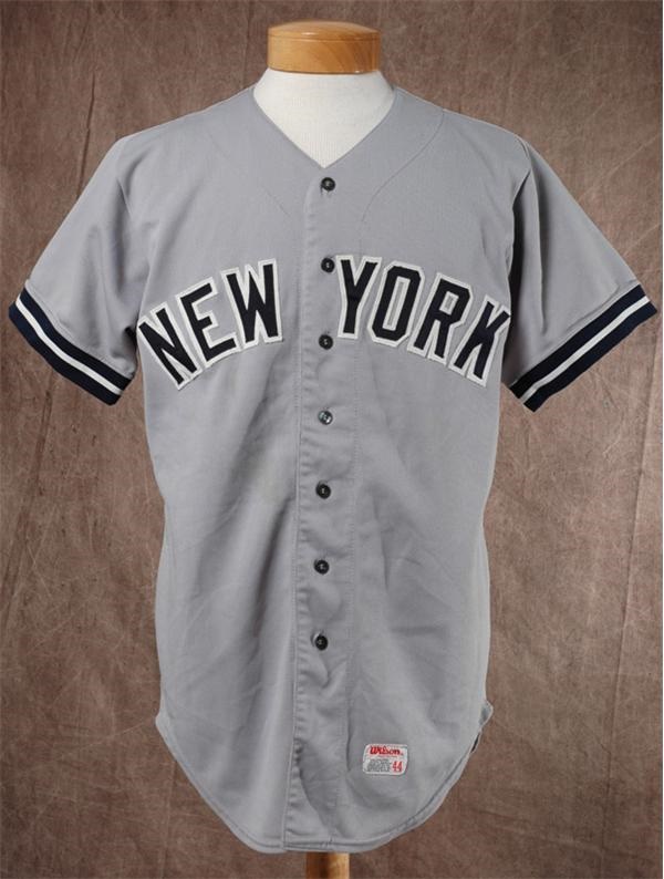 - 1985 Mike Pagliarulo Game Worn New York Yankees Jersey