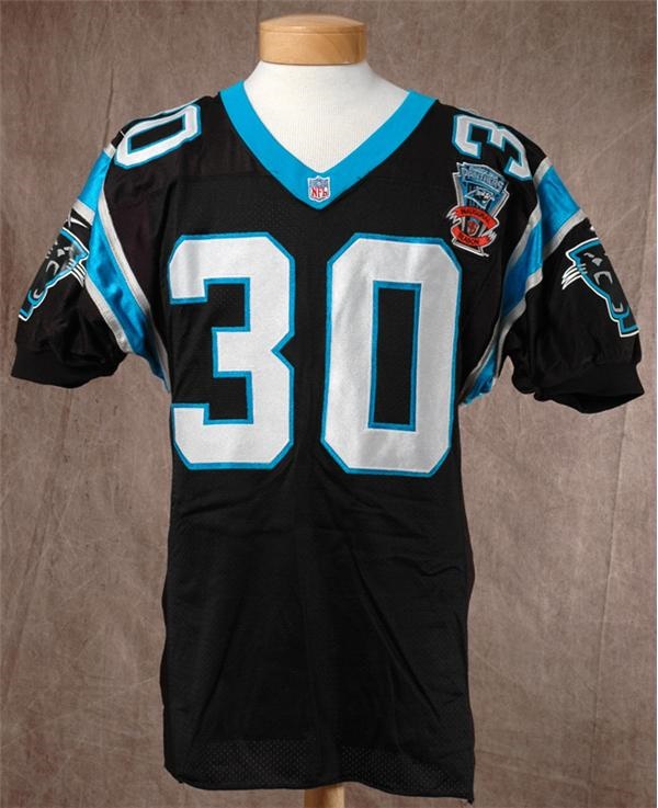 - 1995 Carolina Panthers  Inaugural Season  Game Used Jersey- ( Nate Turner)