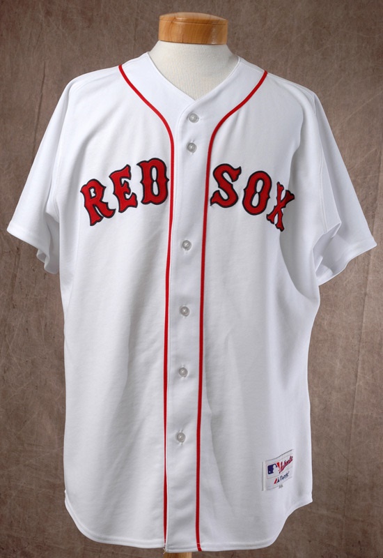 Equipment - 2005 Bill Mueller Game Worn Red Sox Home Jersey