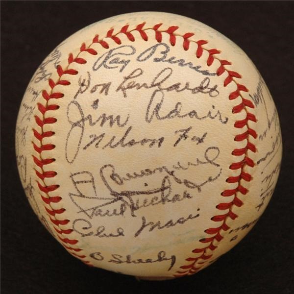 Sports Autographs - 1951 Chicago White Sox Team Signed Baseball