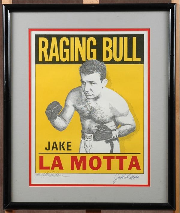 - Signed Boxing Collection With Muhammad Ali & Jake LaMotta