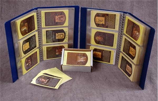 Sports Autographs - Signed Gold Hall of Fame Plaque Collection Of 30 Different