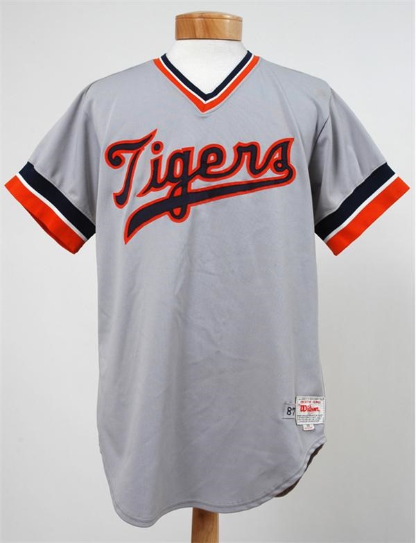 - 1987 Detroit Tigers Minor League Game Used Jersey
