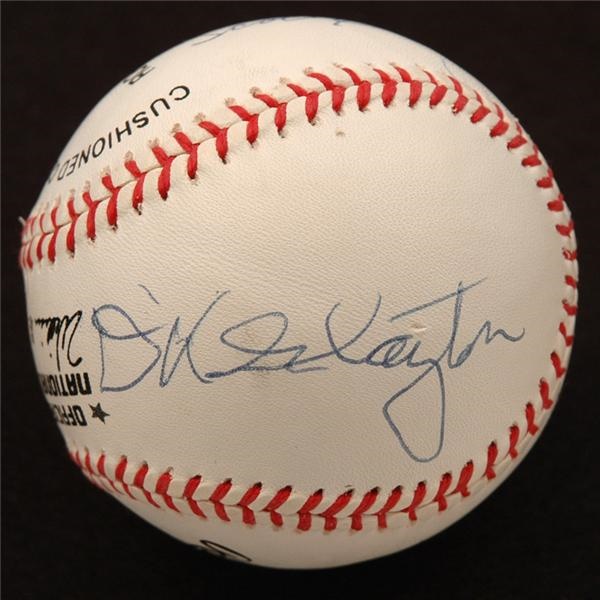 Rock And Pop Culture - Baseball Signed by Six of the Apollo Astonauts